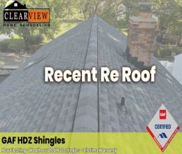 Clearview Home Remodeling newly installed roof